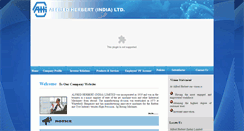 Desktop Screenshot of alfredherbert.co.in
